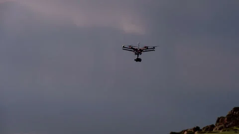 Drone Flying in the Sunset HD Video stock 260554800