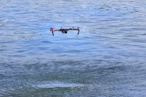 Drone Flying Through The Air Stock Photos