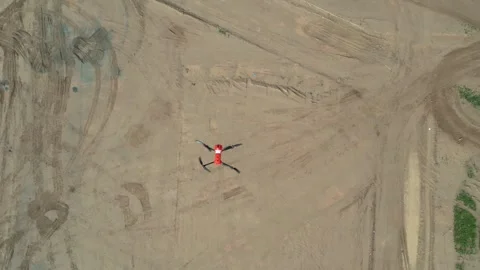 Drone Flying Top Down Surveying | 4k 60fps Cinematic Drone Video Stock Footage 247465902