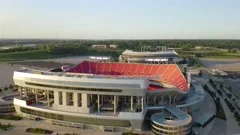 Overhead view Kansas City Chiefs Arrowhead Stadium by Eldon McGraw