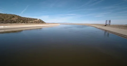 Drone Flyover Aqueduct Stock Footage 73818380