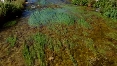 Drone Flyover of Provalije Waterfall in Stolac   Serene Nature Scene Stock Footage 313298228