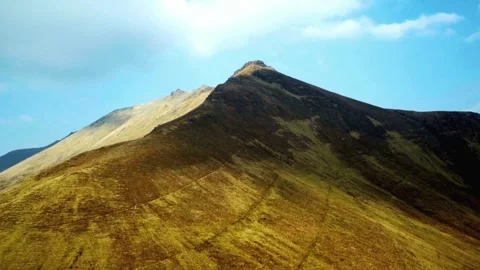 Drone Flyover of Scenic Mountains Stock-Footage 277409354