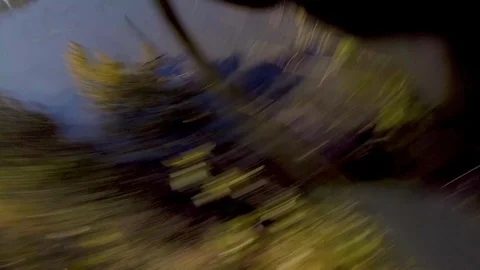 Drone Flys Over Willamette River Then Crashes Into Tree On Ross Island Stock-Footage 88348005