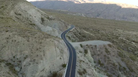 Drone Flythrough Along Ruta 307 Near El Infiernillo in Tucuman Argentina Stock Footage 338038917