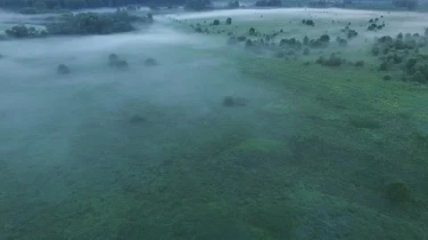 Drone fogs Video stock 155759675