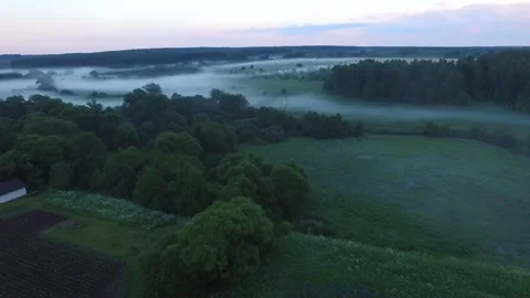 Drone fogs Stock Footage 155759680