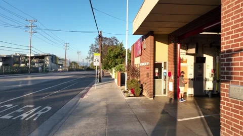 Drone Follows a Responding Fire Engine in Los Angeles Stock Footage 346832075