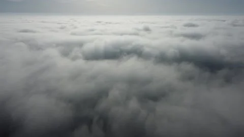 Drone footage above clouds Stock-Footage 233369669
