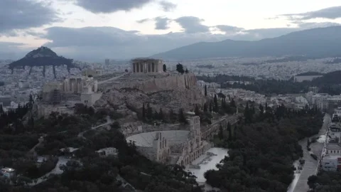 Drone Footage Acropolis 스톡 동영상 171969454