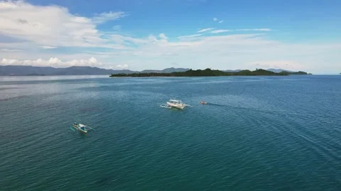 Drone Footage of Beaches in the philippines Video stock 243016090