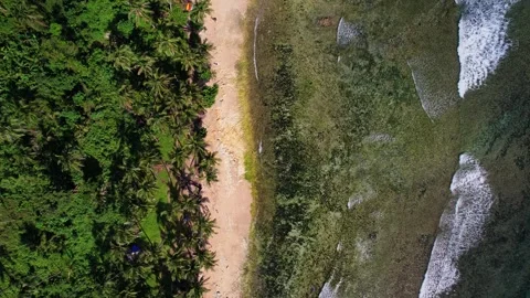 Drone Footage of Beaches in the philippines Stock Footage 243019977