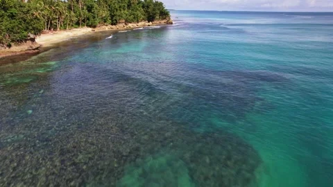 Drone Footage of Beaches in the philippines Stock Footage 243020045