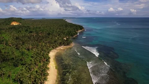 Drone Footage of Beaches in the philippines Stock Footage 243020448