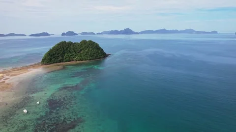Drone Footage of Beaches in the philippines Stock Footage 243020628