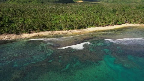 Drone Footage of Beaches in the philippines Stock Footage 243020633