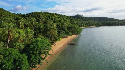 Drone Footage of Beaches in the philippines Stock Footage 243020791