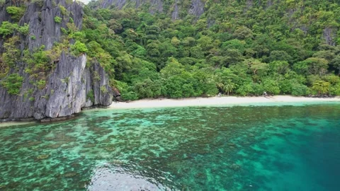 Drone Footage of Beaches in the philippines Stock Footage 243020885