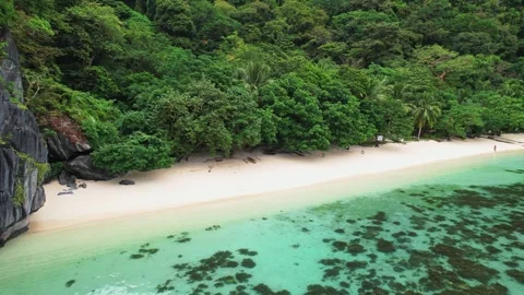 Drone Footage of Beaches in the philippines Stock Footage 243021114