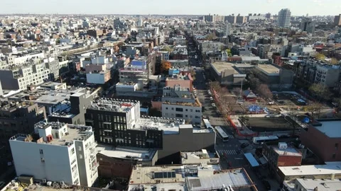 Drone footage of Brooklyn Stock Footage 234561202