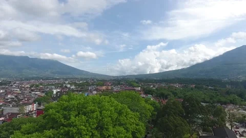 Drone footage bukittinggi Stock Footage 237267080