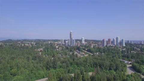 Drone Footage Burnaby Lougheed Stock Footage 250365317