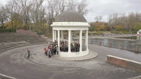 Drone Footage of Choir Stock Footage 101529073