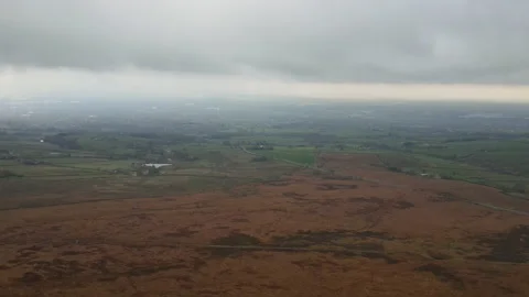 Drone Footage Cloudy Day Over Manchester 1 動画素材 220112317