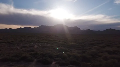 Drone footage of dune landscape Stock Footage 112948407