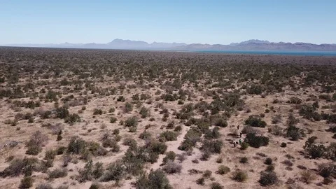Drone footage of dune landscape Stock Footage 112948986