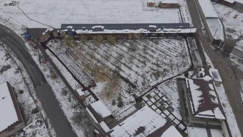 Drone footage of the factory 4 Stock Footage 329928451