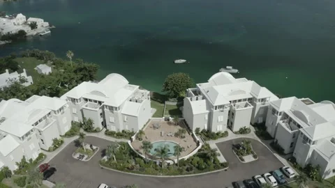 Drone Footage of Flatt's Bermuda Stock Footage 167713501