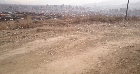 Drone Footage Ger District Ulaanbaatar Stock Footage 127671853