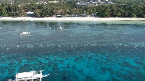 Drone footage going to the beach Stock Footage 113343770