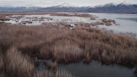 Drone footage, lake Stock Footage 285483742
