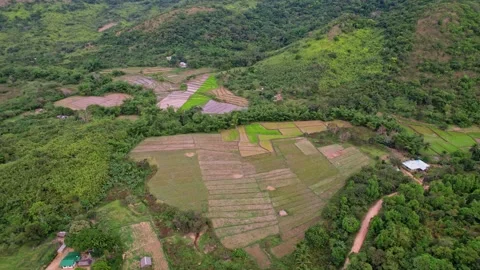 Drone Footage of Mountains in the philippines 스톡 동영상 243282879