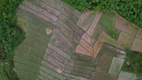 Drone Footage of Mountains in the philippines Stock Footage 243282945