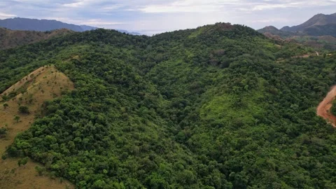 Drone Footage of Mountains in the philippines Stock Footage 243283581
