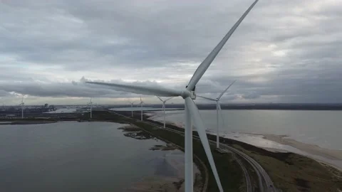 Drone footage The Netherlands Stock Footage 143982016