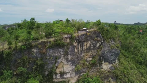 Drone footage over the mountain hell side of Danao Bohol, Phils. Stock Footage 278783781