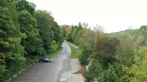 Drone footage park Stock Footage 212100940