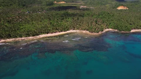Drone footage of philippines coastline Stock Footage 250355955