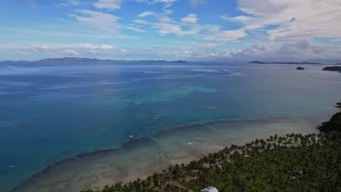 Drone footage of philippines coastline Stock Footage 250356260