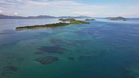 Drone footage of philippines coastline Stock Footage 250356403