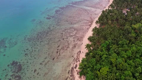 Drone footage of philippines coastline Stock Footage 250356534
