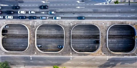 Drone footage Stock Photos