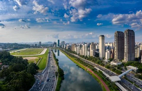 Drone footage Stock Photos