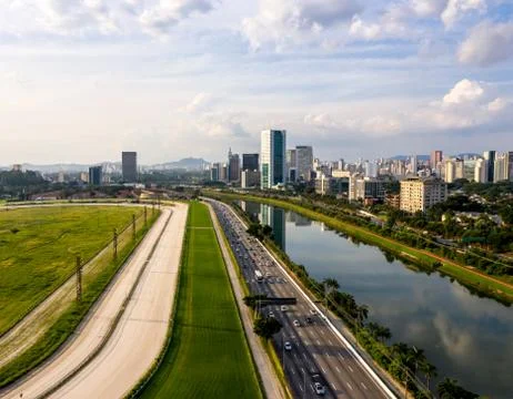 Drone footage Stock Photos