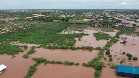 Drone footage reverse-floods Video stock 275008753