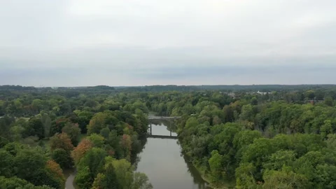 Drone footage river Stock Footage 212100743